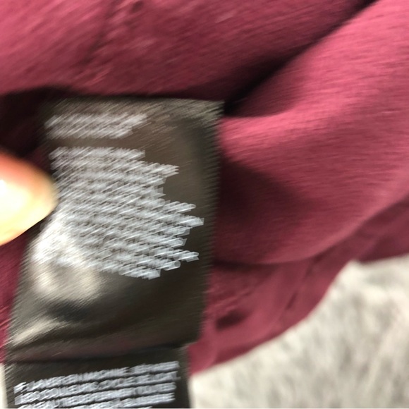 North Face Pullover Womens Medium Quarter Zip Spellout Logo Purple Galaxy Tech - Picture 11 of 12